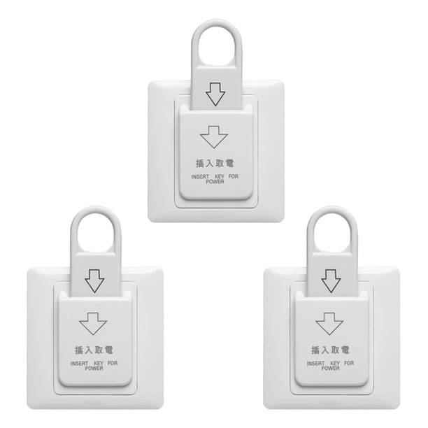 6X Alto Llave Ahorro de Energía del Parte Movible del Interruptor del Interruptor de la Tarjeta Magnética del Hotel