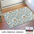 thumbnail image 3 of Light Blue Daisy Flower Pattern Door Rugs,Washable Non Slip Door Mats Indoor,Decorative Door Mats,Entry Mat Indoor for Entrance,Bedroom,Kitchen,Bathroom,16"x24", 3 of 6
