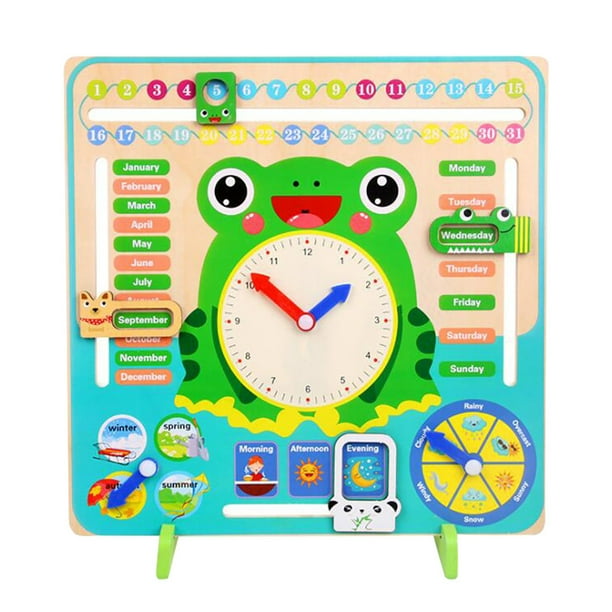 Educational Games for Kids 57 Wooden Calendar Educational Weather