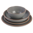 thumbnail image 5 of Gibson Soho Lounge Lagos 16 Piece Double Bowl Dinnerware Set, Grey, 5 of 9