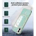 thumbnail image 5 of Compatible with Nothing Phone 2 Case for Women, Ultra Soft Nothing Phone 2 Cases Slim Shockproof Cute Plating Electroplate Phone Case TPU Bumper Protective Case (Green), 5 of 7