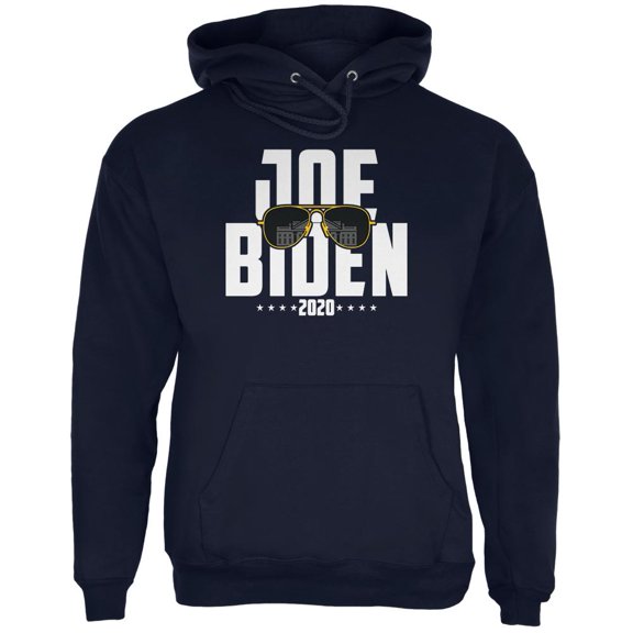 Joe Biden Sunglasses Minimalist 2020 Election Mens Hoodie Navy X-LG