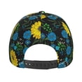 thumbnail image 6 of Kdxio Unisex Sunflowers And Blue Flower Pattern Baseball Cap Unisex Washed Classic Adjustable Hat, 6 of 8