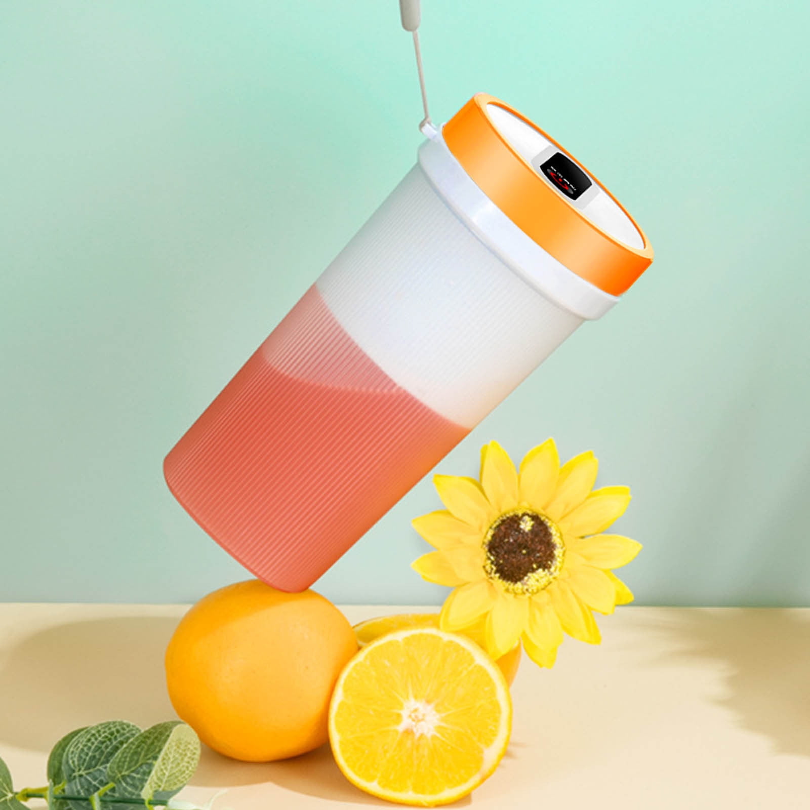 Nkmbld Juicer Machines Vegetable and Fruit Portable Blenders, Juicer Cup USB Rechargeable for Home, Travel, Portable Electric Citrus Juicer