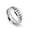 Silver, variant on Titanium Steel Ring Featuring European American Style Round Band Polished Finish Hypoallergenic Comfort Fit Bulk