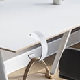thumbnail image 1 of Gancho de mesa para bolso, colgador de bolso, gancho para mochila, gancho de aluminio para bolso de oficina, colgador de monedero , blanco BLESIY Gancho para colgar escritorio, 1 of 8