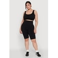thumbnail image 2 of Womens Plus Size High Waist Cycling Shorts, 2 of 5