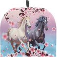 thumbnail image 1 of Romantic Horse Teapot Cover with Double-Sided Drawstring Thermo Pad Teapot Protector and Everyday Gifts and Decorations for The Home Kitchen Table Hotel Tea Party, 1 of 8