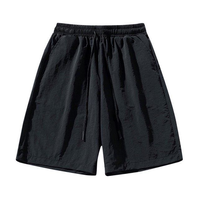 pstuiky Pantalones cortos para hombre, Pantalones cortos de verano para hombre, informales y cómodos, con bolsillo y cintura elástica y cordón ajustable. Pantalones cortos para correr para hombre
