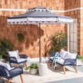 thumbnail image 2 of Safavieh Vienna 99.61 in Solid Geometric Round, UV Resistant, 2 of 6