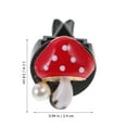 thumbnail image 3 of Mobutofu 4Pcs Car Scent Diffuser in Red Mushroom Shape for Aesthetic Car Accessories and Freshener, 3 of 4