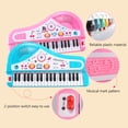 thumbnail image 3 of Graflsoa 37-Key Mini Electronic Keyboard for Kids with Microphone, Educational Musical Toy, Pink (Batteries Not Included), 3 of 6