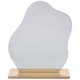 thumbnail image 3 of 1 Set of Aesthetic Mirror Decorative Table Makeup Mirror Desk Irregular Mirror with Stand, 3 of 3