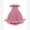 Bean paste color, variant on IBTOM CASTLE Kids Girls Princess Dress Mesh 3D Flower Ruffle Tulle Dress Flower Girl Dress Birthday Party Dress Bowknot High-low Hemline Decor 7-8 Years White