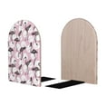 thumbnail image 2 of Naloa Pineapple Flamingo 2 Pcs Bookend Large Capacity Office Book Ends for Home Office Library School Study Decoration, 2 of 8