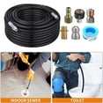 thumbnail image 4 of Sewer Pressure Washer Hose Jetting Set Nozzle Clogged Flush, 4 of 8