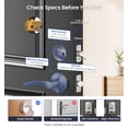 thumbnail image 4 of Veise Built-in Wifi Fingerprint Smart Lock, Keyless Entry Digital Keypad Deadbolt, Easy Installation, Auto Lock, Satin Nickel, 4 of 9