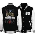 thumbnail image 2 of Nueva moda The Walking Dead 12 años 2010-2022 Gracias Memories Chaqueta de béisbol Chaqueta de béisbol clásica con botones para hombre y mujer, 2 of 4