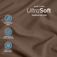 thumbnail image 5 of Bare Home Pillowcase Set - Premium 1800 Collection - Double Brushed - Ultra Soft - Standard Size, Cocoa, 2 Count, 5 of 8