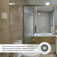 thumbnail image 4 of OULII 6Pcs Sliding Gate Wheel Smooth Sliding White PVC Old-fashioned Bathroom Use, 4 of 8
