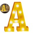 thumbnail image 1 of Dvruxg Light Up Letters, Led Letter Lights 26 Alphabet, Decorative Lighted Letter, Battery Powered Led Marquee Letters for Party, Bar, Night Light, Home Decor, 1 of 4