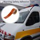thumbnail image 2 of Cinta Reflectante Unique Bargains 40mmx10m Cinta Adhesiva de Advertencia de Seguridad Reflectora para Automóviles Camiones Naranja 1 Pcs, 2 of 7