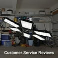 thumbnail image 4 of LED Garage Lights, Deformable LED Garage Ceiling Lights With Adjustables Panels, LED Shop Lights For Garage Workshop Basement Support E26/E27 Screw Socket,(C), 4 of 8