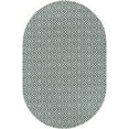 thumbnail image 2 of Jill Zarin Outdoor Collection Area Rug - Costa Rica (5' 3" x 8' Oval Teal/Ivory), 2 of 8