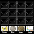 thumbnail image 2 of 150 Pcs Pochettes à Monnaie à Poche Unique Supports de Pièces Transparents Protecteurs de Pièces en PVC Supports de Pièces en Plastique (2.2 X 2 Pouces Rond), 2 of 6