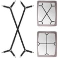 thumbnail image 1 of Un juego de correas ajustables cruzadas para cama/sábana bajera, sujetadores, sujetadores, sujetadores, mantén tu sábana en su lugar. Xemadio LN-2460, 1 of 7