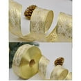 thumbnail image 3 of Christmas Decoration Ribbon with Snowflakes 2m Cloth for Bows and Garlands, 3 of 8