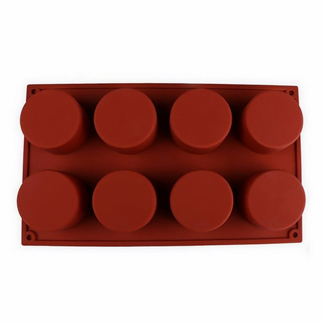 Moule à Gâteau Rond Flexible en Silicone pour Biscuits Bonbons Chocolat