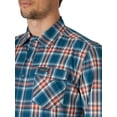 thumbnail image 6 of Wrangler Men's Long Sleeve Plaid Outdoor Utility Shirt, 6 of 6