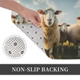 thumbnail image 3 of Kdxio Cute Prairie Sheep Herd,16" x 24", Non-Slip Front Door Mats,Outdoor Welcome Mat Washable, 3 of 9