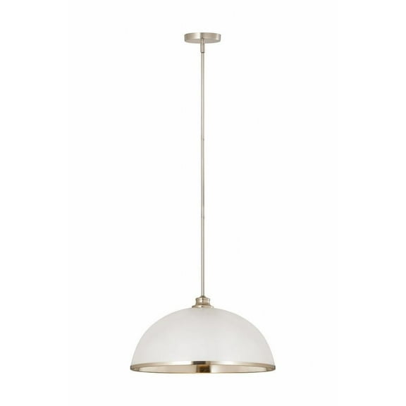 1 Light Pendant in Transitional Style-10 inches Tall and 20 inches Wide Bailey Street Home 372-Bel-4529370