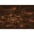 thumbnail image 1 of Ahgly Company Machine Washable Indoor Rectangle Transitional Saddle Brown Area Rugs, 5' x 7', 1 of 7