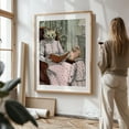 thumbnail image 3 of A old lynx reading a book to a young lynx - Illustration Cat Animal Reading Whimsical Fox Victorian Unframed Wall Art Print 30 x 40 inches, 3 of 16