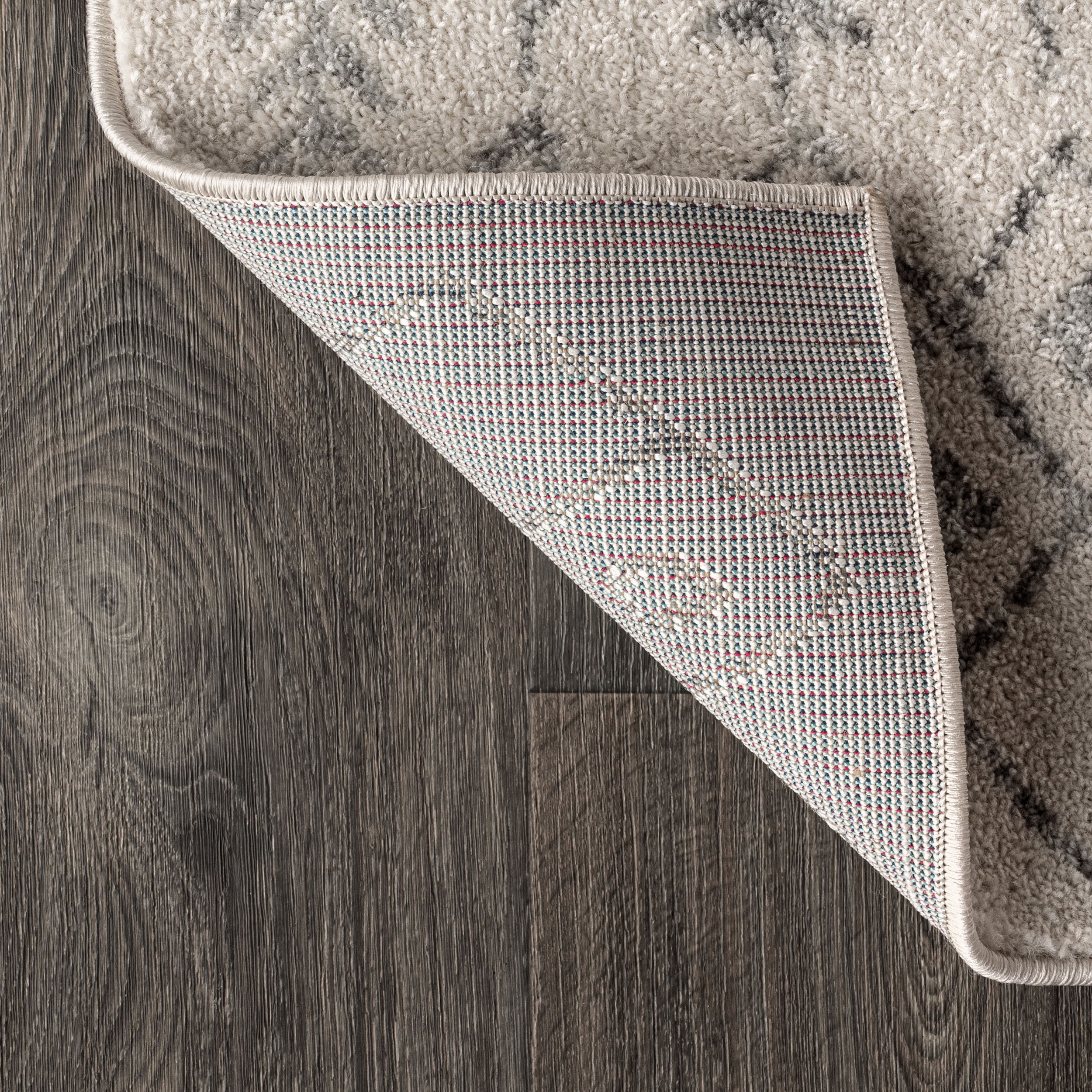 JONATHAN Y MOROCCAN HYPE 4 x 6 Area Rug, Ziri Moroccan Geometric - Cream/Gray, MOH210A-4