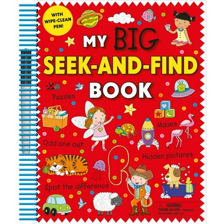 Roger Priddy: My Big Seek-And-Find Book: With Wipe-Clean Pen! (Spiral-Bound)