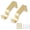 Gold-2pack, variant on Heavy Duty Adjustable Curtain Rod Hooks,2 Pcs  Curtain Rod Brackets for Wall, Curtain Rod Hooks,Heavy Duty Curtain Rod  Holders for 7/8 or 1-inch Rod(Bronze)