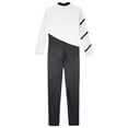 thumbnail image 6 of vastwit Kids Girls Gymnastic Jumpsuit Full Body Ballet Yoga Dance Bodysuit Unitrad Athletic Sports White 6, 6 of 7