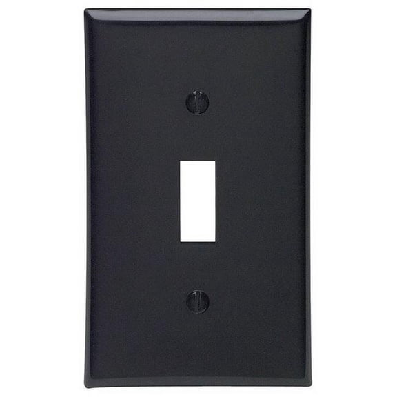 Toggle Device Switch Wallplate Device Mount, Black
