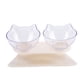 thumbnail image 3 of Cuenco para mascotas de gran venta, protector de cuello para gatos, cuenco transparente inclinado para cara de gato, a prueba de salpicaduras y antideslizante, suministros para mascotas, 3 of 5
