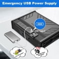 thumbnail image 6 of Gun Safe, portable pistol case, biometric pistol case, featuring three rapid-access methods, Large pistol case with handle, suitable for bedside tables, desks, dressing rooms, and vehicles, 6 of 7
