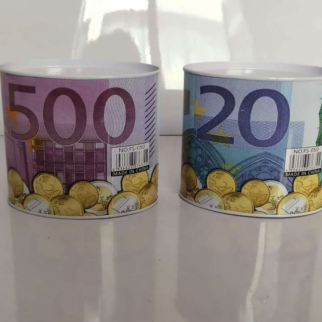 VONKY Metal Money Money Boxes Plans For Money Creative Plans Everyone Money 10 euros