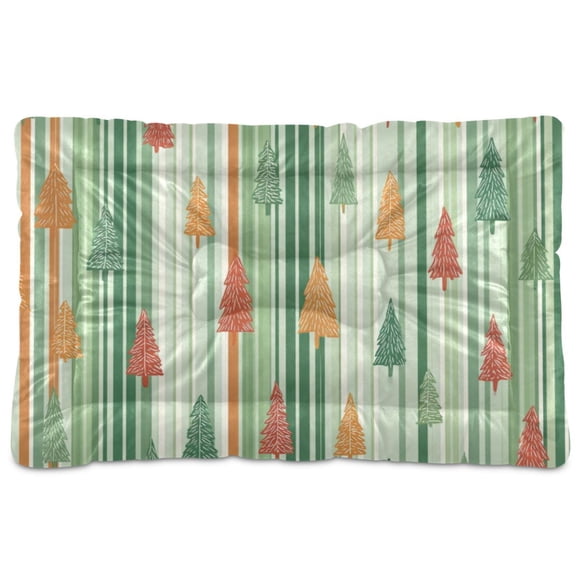 Cozy Mat Pet Bed Indoor Outdoor Warm Soft For Cat Dog Puppy(S/M) Pine Tree
