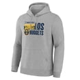 thumbnail image 2 of Men's Gray Denver Nuggets Noches Training Hoodie, 2 of 3