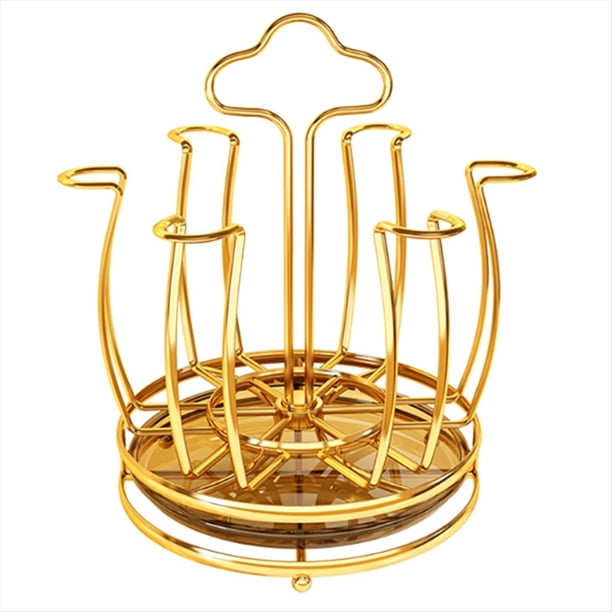 Rejilla para Secar Tazas Organizador de Vasos de Vidrio Soporte para Estante de Tazas de Vidrio Tazas Organizador de Tazas Soporte Escurridor de Vidrio para Restaurante,A