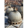 thumbnail image 2 of Kaveney, Wendy 17x24 White Modern Wood Framed Museum Art Print Titled - Italy, Venice Domes of St Marks Basilica, 2 of 4