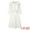 White, variant on Women's A-Line Contrast Color Tweed Trim Dress 2XL White